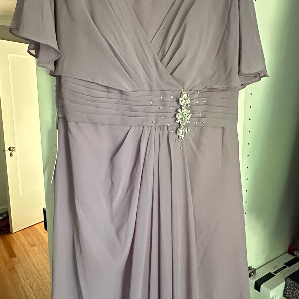 Elegant Lavender Evening Gown